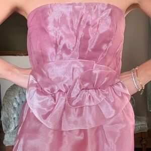 Pink Strapless Tulle Dress Party Size 2 NWT The Limited